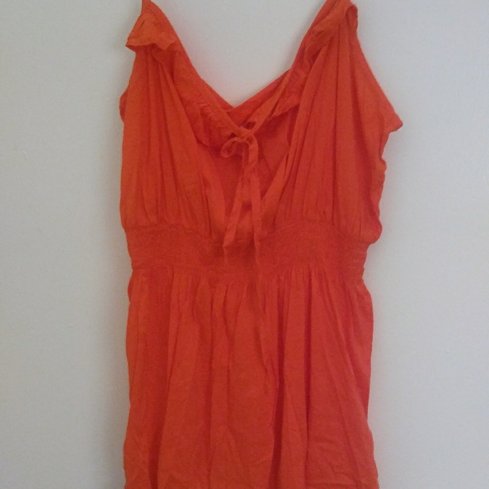 Orange blouse